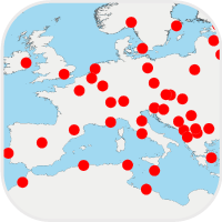 世界の首都の位置データ Location Data Of World Capitals Asti アマノ技研