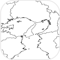 日本の白地図 Blank Map Of Japan Asti アマノ技研